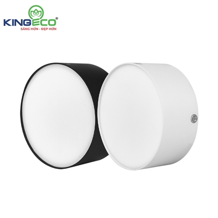 Đèn Led ống bơ EC-OBK đổi màu 9W, vỏ đen/trắng